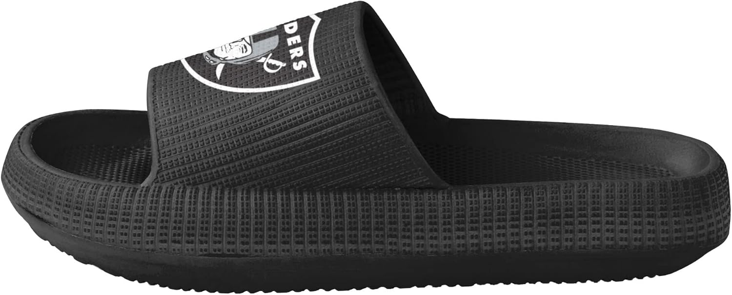 FOCO womens NFL Team Color Logo Ladies Pillow Slides Sandals - Image 4