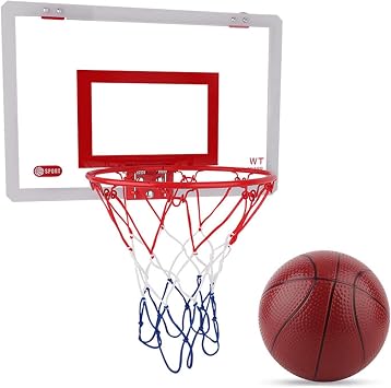 Wall Mounted Basketball Hoops - Portable Outdoor Basketball Hoop, Indoor Wall Mounted Basketball Hoop | Small Basketball Arcade Games, Sports Toys, Basketball Hoops for Home