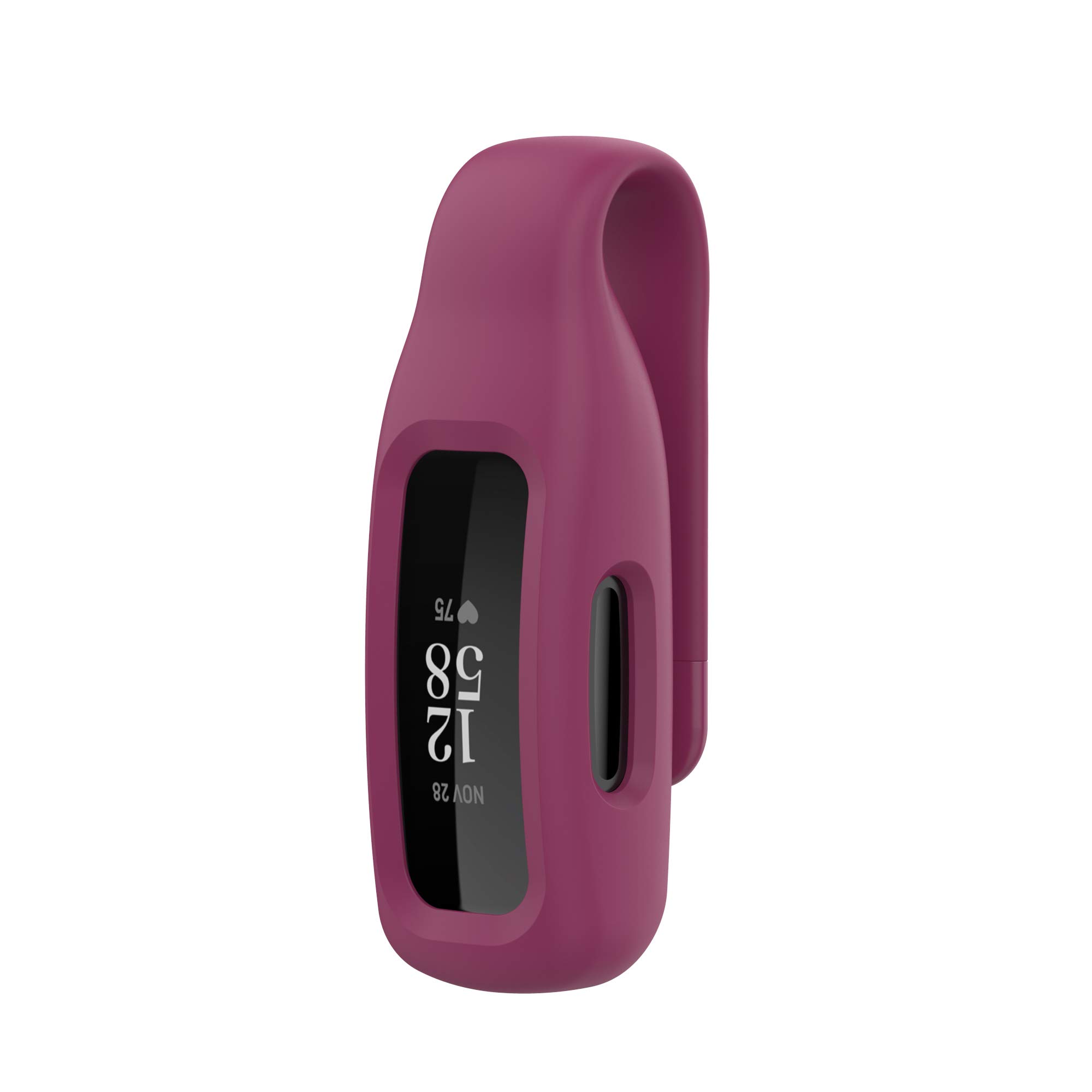 Senter Steel Sheet Silicone Clip for Fitbit Inspire 3,Solid Color Silicone Inspire Accessory Clip,-image-28