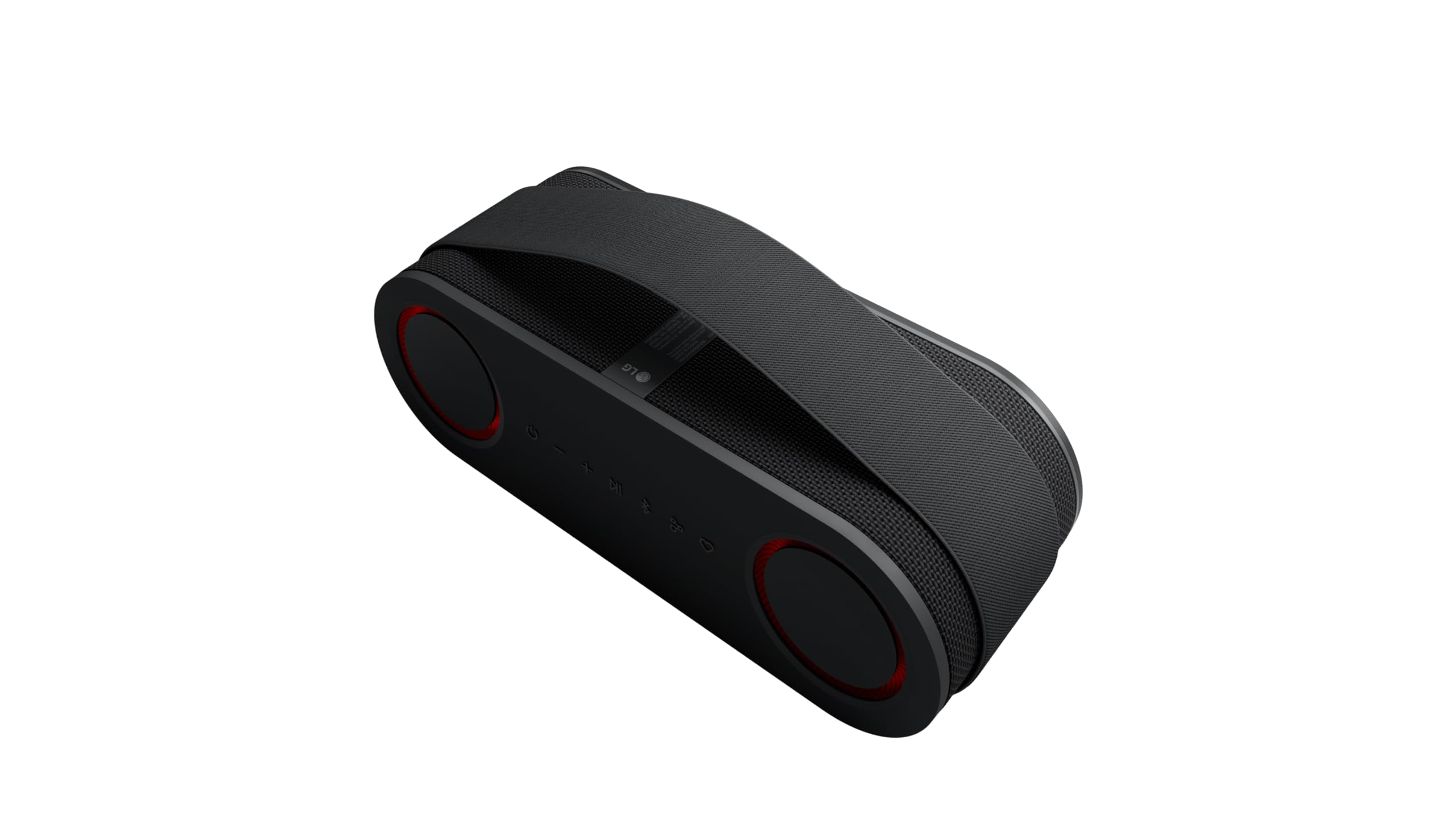 LG xboom Bounce by will.i.am, tragbarer Bluetooth-Lautsprecher (Signature Sound, nach Oben gerichtete Passivstrahler, IP67, bis zu 30 Std. Akkulaufzeit), Schwarz [Modelljahr: 2025]