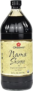 Ohsawa Nama Shoyu, Organic and Aged in 150 Year Cedar Kegs for Extra Flavor - Japanese Soy Sauce, Non-GMO, Vegan, Kosher -...