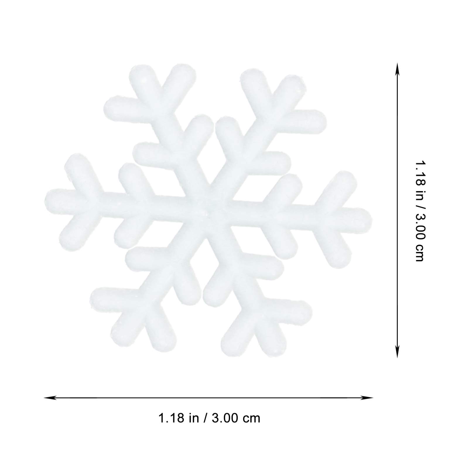 Abaodam 600stücke Leuchtende Schneeflocken Wandsticker Dekoration Für Innenräume Selbstklebend Weiß Und Blau Für Weihnachten Und Winterfestlichkeiten