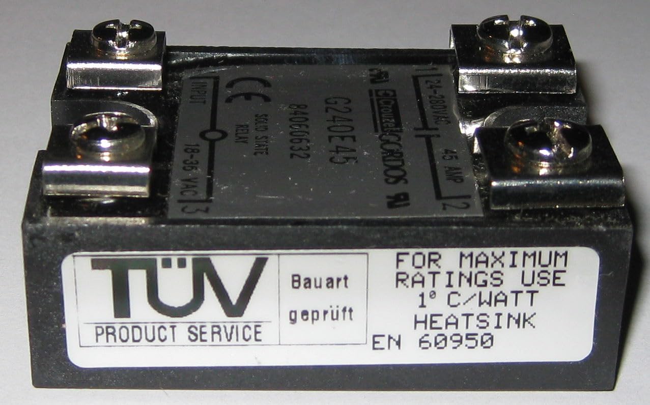 #US Solid State Relay - 280V AC - 45A - G240E45-18-36 VAC Control