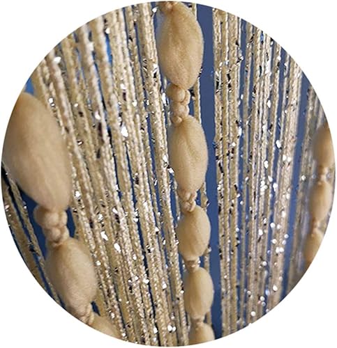 Duosuny - Cortina decorativa de cuerdas, para hogar, restaurantes, bodas, etc.