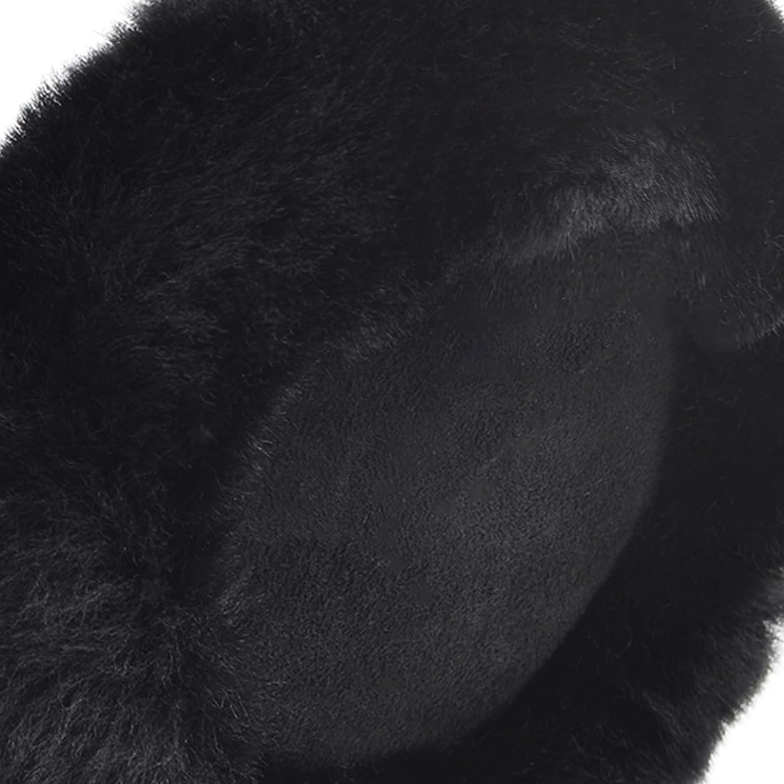 Harssidanzar Winter Earmuffs for Women, Sheepskin Foldable Outdoor Earmuffs HL304US - Image 3