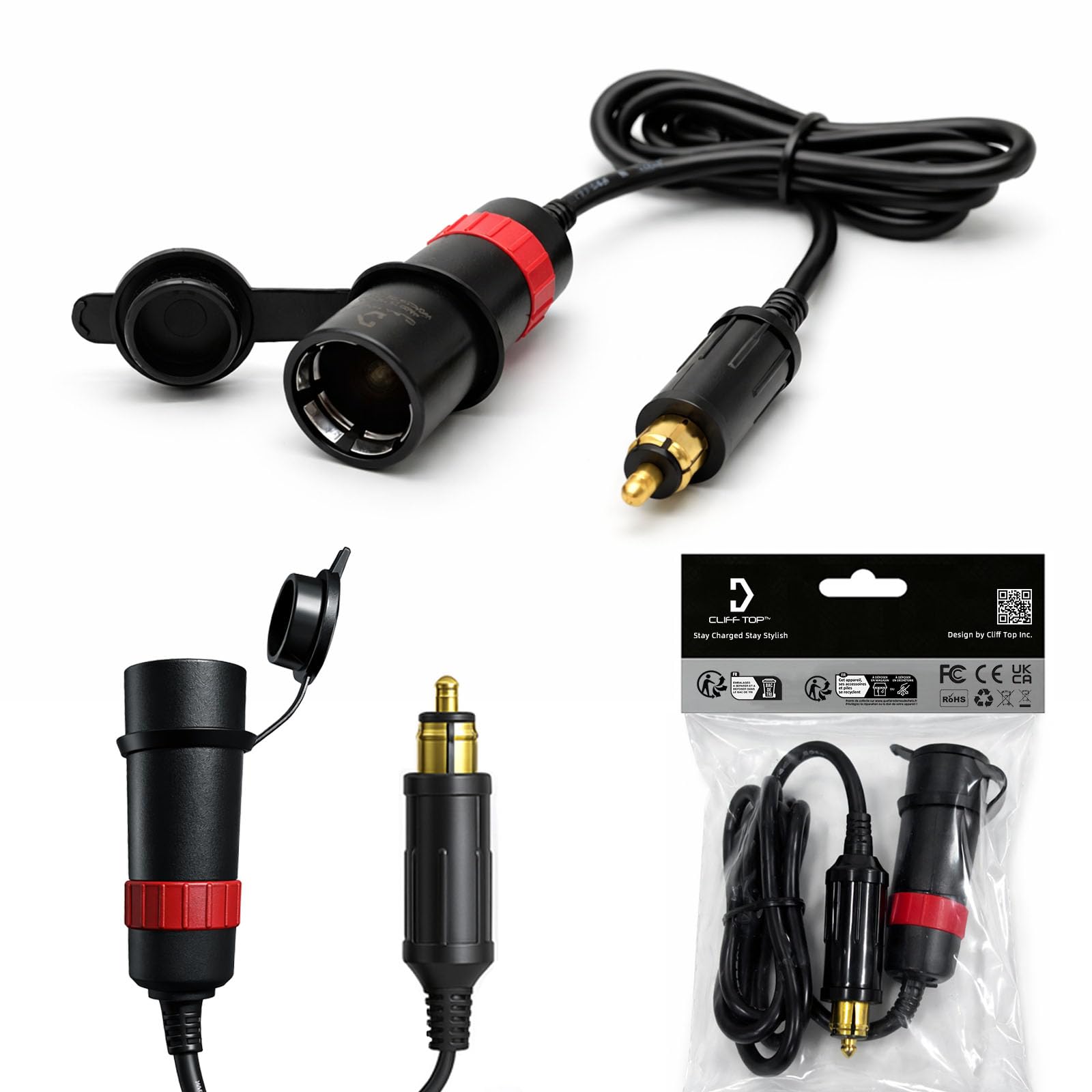 dashboard cigarette lighter Cigarette Lighter Kit for Dashboard Washer Pump Hole – Bugeyeguys