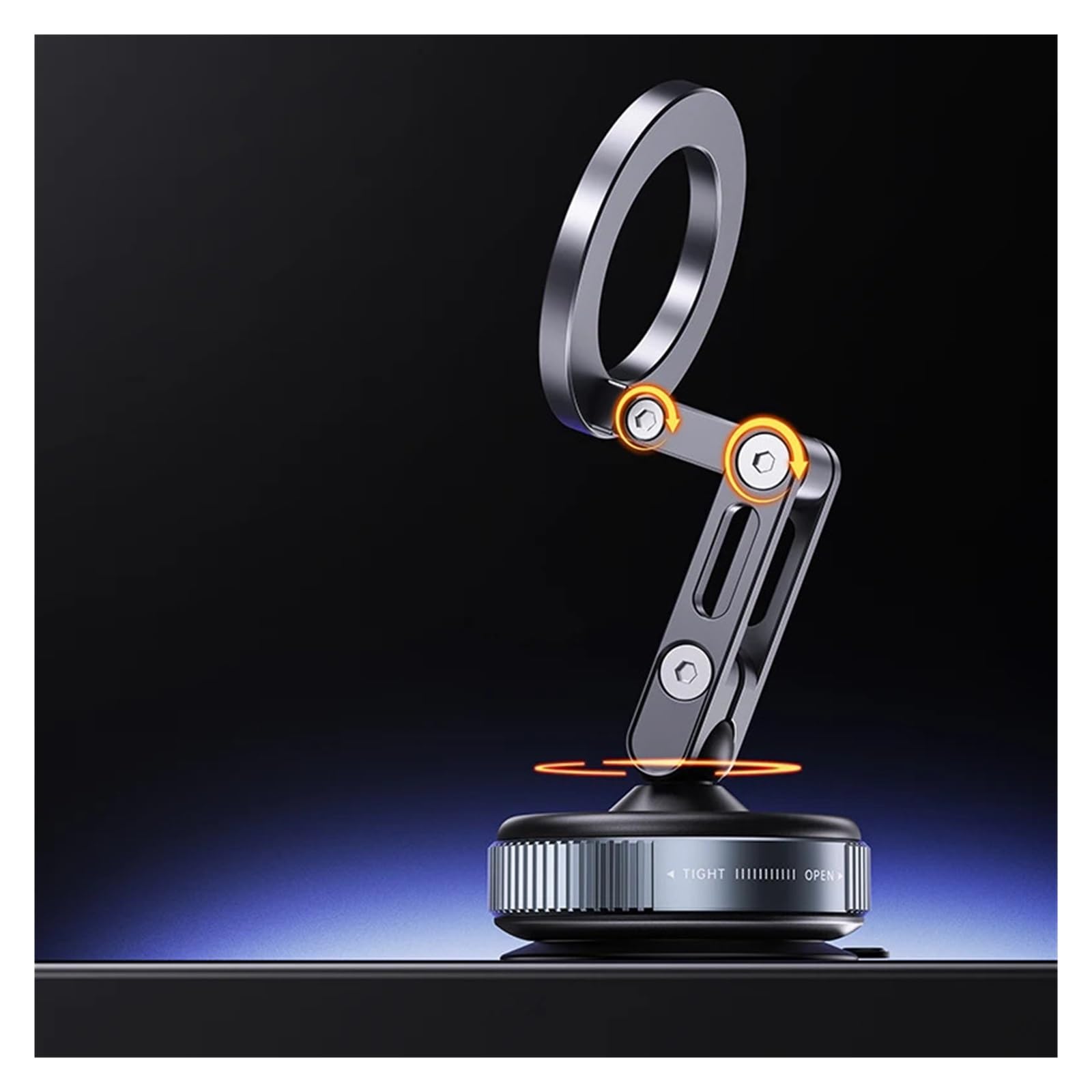 Soporte magnético giratorio for teléfono de coche con succión 360° | Soporte for teléfono móvil con adsorción al vacío for navegación de conducción de automóviles(X54)