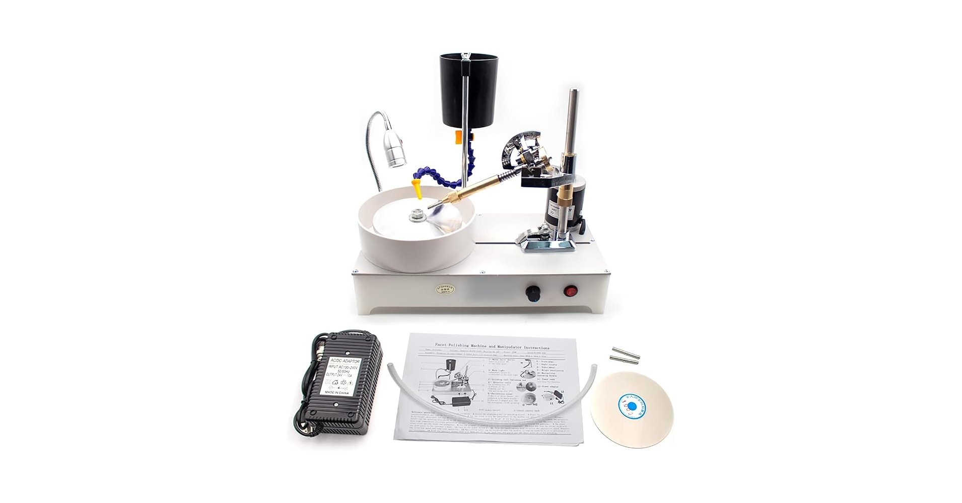 Amazon | 100-240V 宝石研削ファセットマシン、DIY ファセット