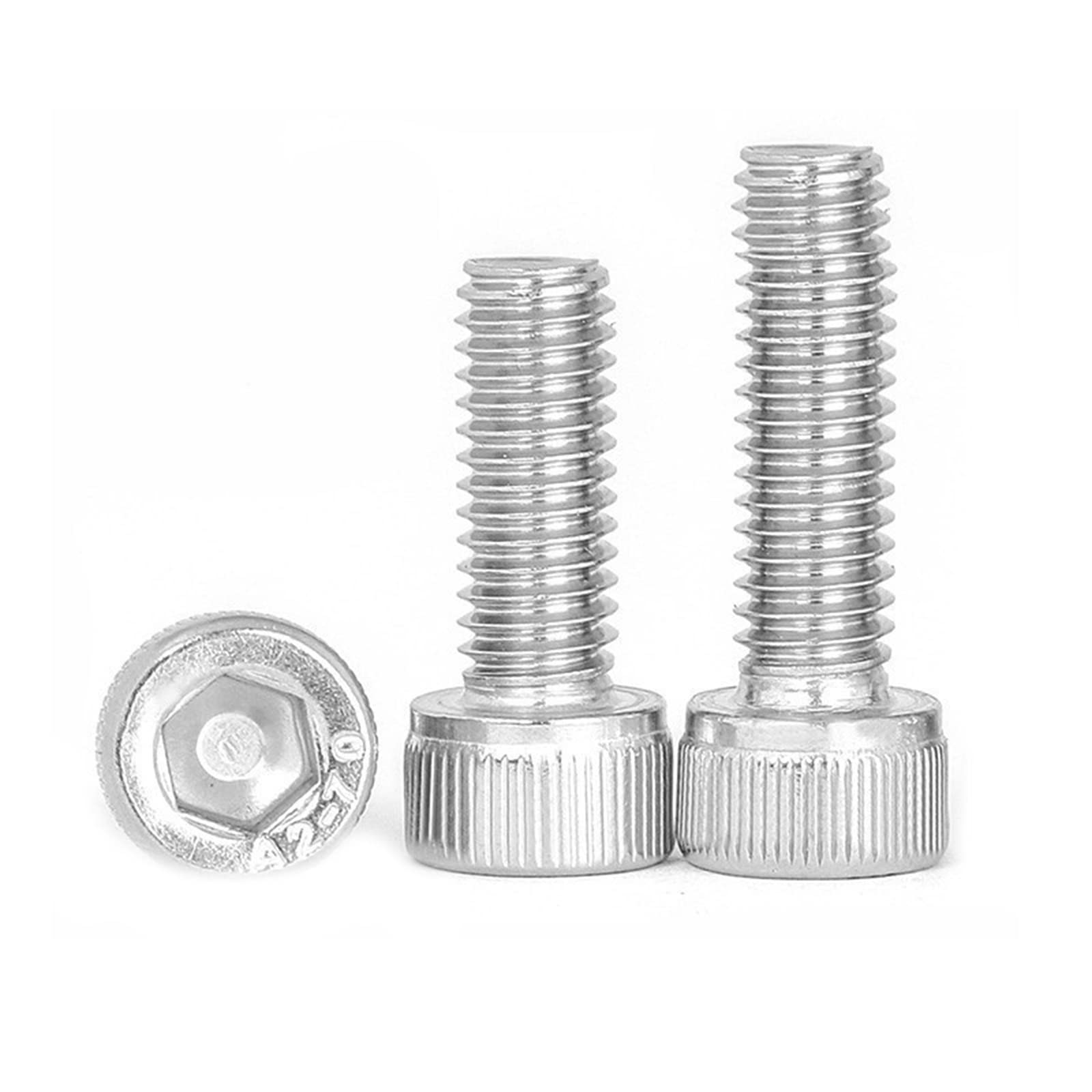 (Qtà 250) Vite/Bullone Rubinetto 3/8-16 X 1-1/4 Tappo Esagonale Acciaio Inox 18-8 / 304 - Foto 2