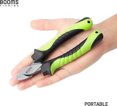 Miniatura 13 de Booms Fishing Herramienta de prensado de pesca CP2 para mangas de un solo barril, con 300 fundas