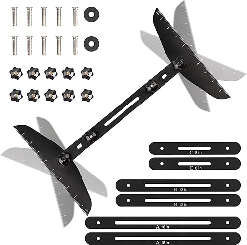 Herramienta de plantilla de calibre de peldaños de escalera, plantilla de escalera, herramienta de medición de escaleras, estante para escaleras,