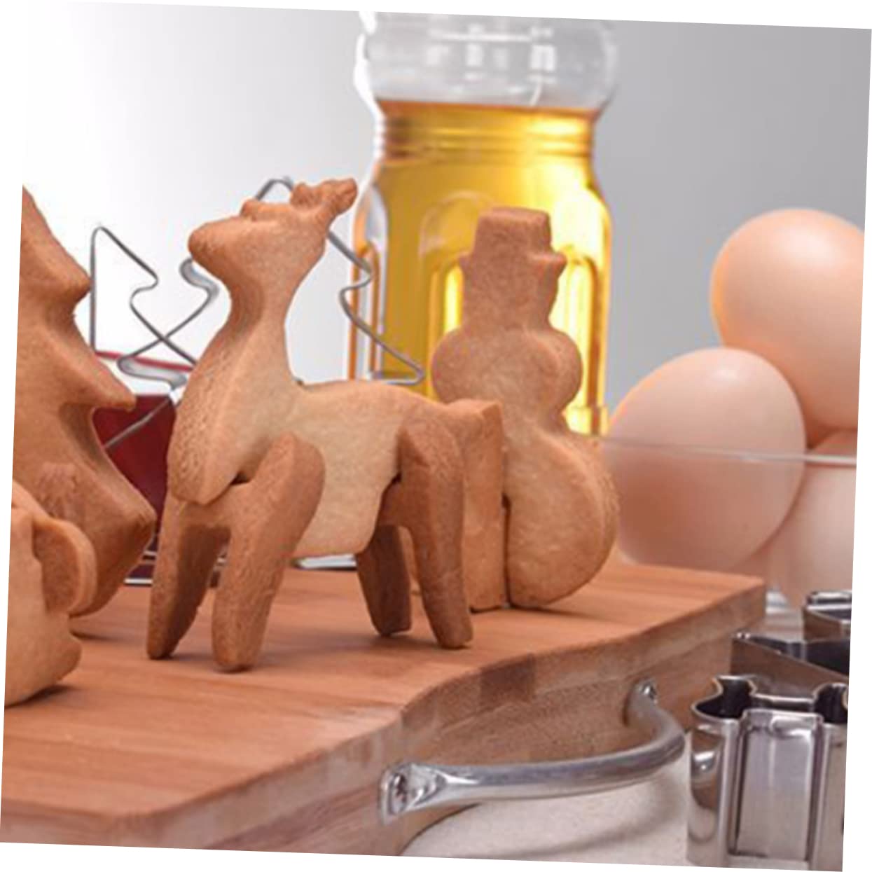 TOPBATHY 40 Pièces Emporte-pièces Emporte-pièce Biscuit Biscuit Fabrication De Biscuits Moule à Pâtisserie Père Noël Biscuits Assortis Acier Inoxydable De Qualité Alimentaire
