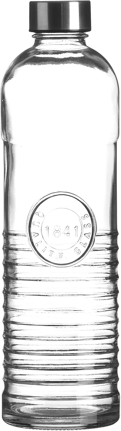 Kadax Universele fles met beugelsluiting, dichte beugelfles, vintage glazen fles, drinkfles, likeurfles, sapfles, 500 ml, 3 stuks