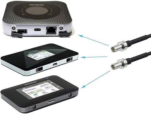 Miniatura 4 de Bingfu Antena magnética de alta ganancia 5dBi TS9 Mimo Mifi Hotspot 4G compatible con 4G LTE MiFi Mobile Hotspot Router USB Modem Dongle Adapter