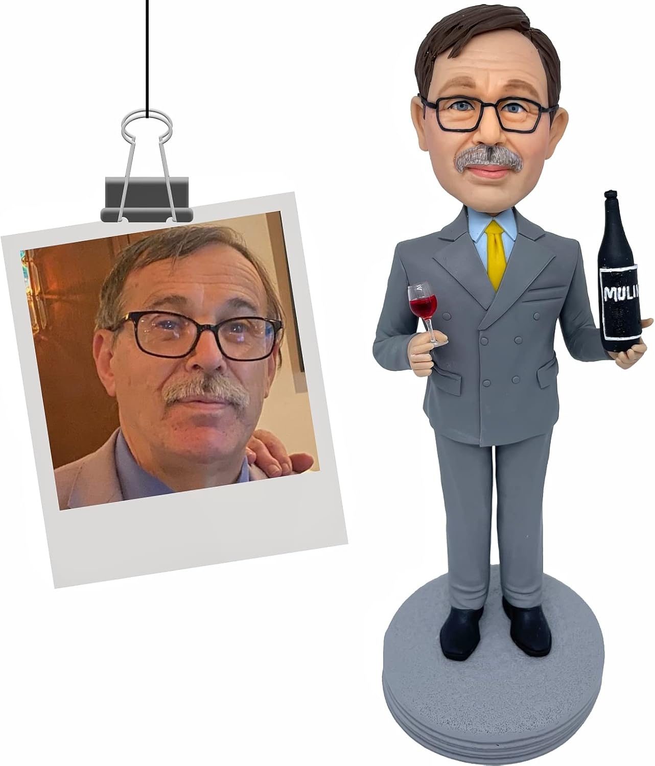 Anniversary Gifts for him,Personalized Bobbleheads Figurine Based on Your Photos