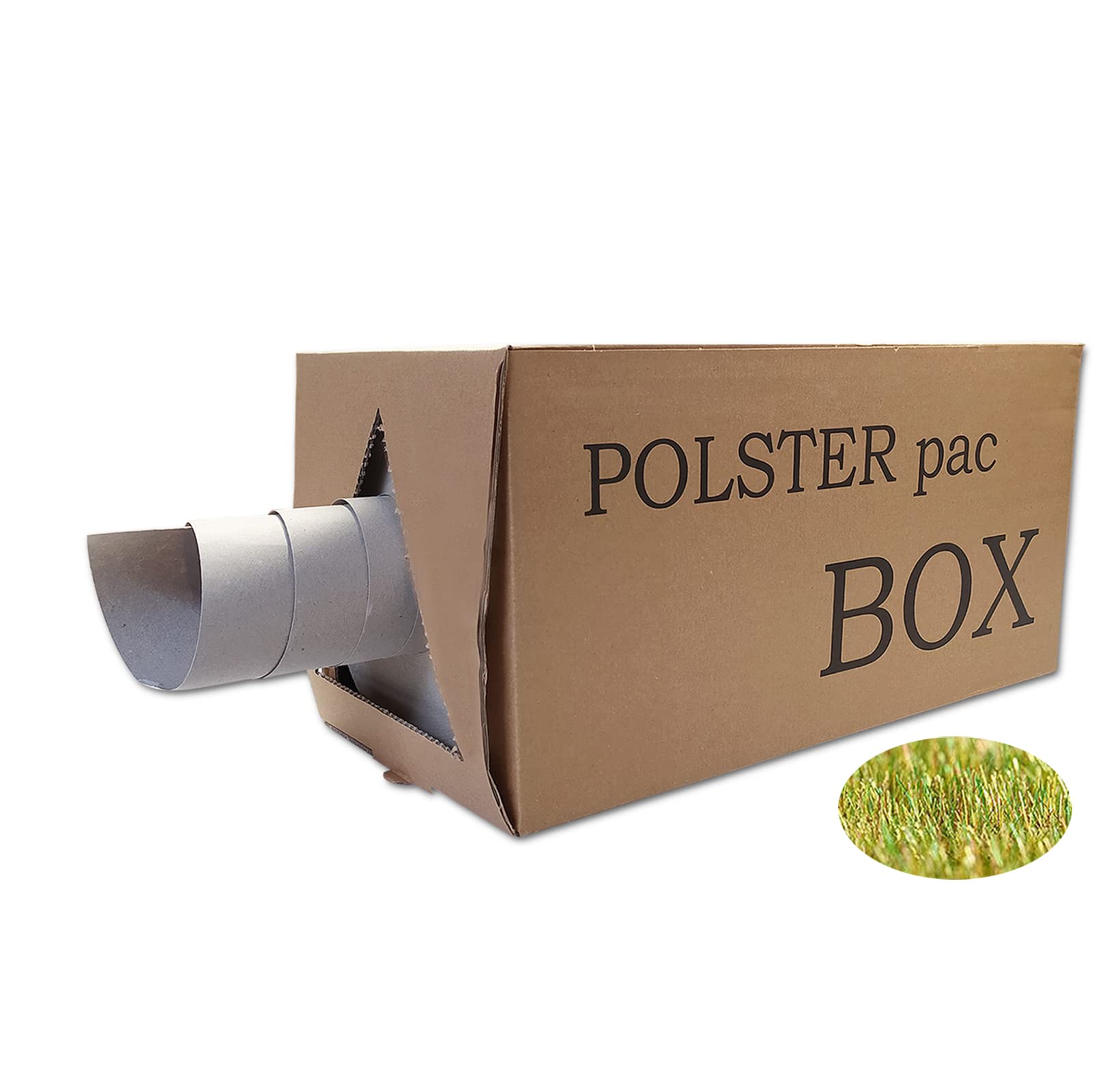 Papierowe poduszki Spenderbox papier do pakowania 37,5 cm x 200 m papier trawiasty 80 g/m² materiał wypełniający