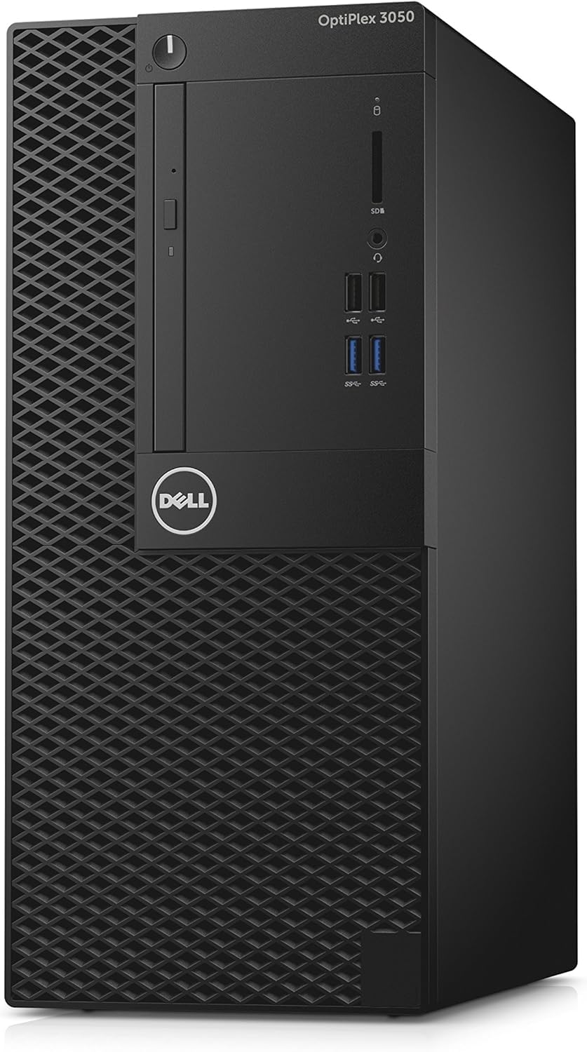 Dell Optiplex 3050 Mini Torre Ordenador de sobremesa, Intel Core i5-7500T, 8 GB de RAM, SSD de 256 GB, Wi-Fi, Bluetooth, distribución de Teclado Estadounidense, Windows 11 Pro (Reacondicionado)