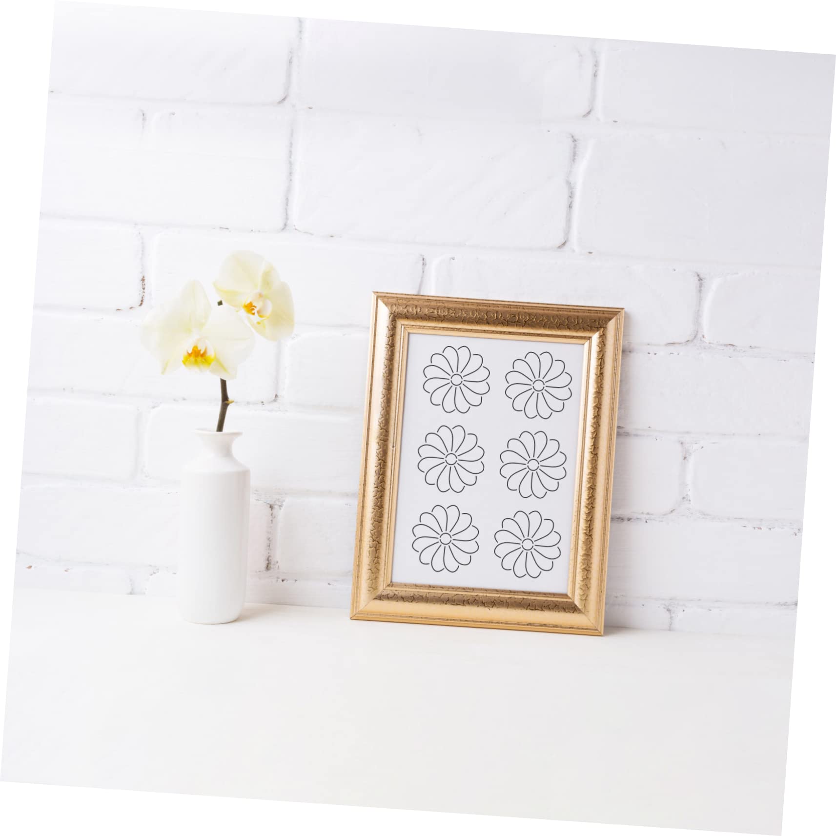 HOODANCOS 24piezas Plantillas De Flores Para Acolchado y Bordado De Plantillas Para Costura y Manualidades Diseño De Flores De Invierno Para Creatividad