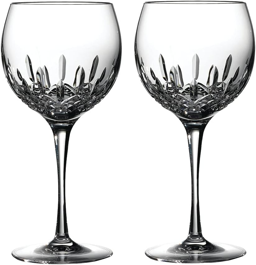 Waterford Lismore Essence Balloon Wine Glass, Set of 2 Clear
