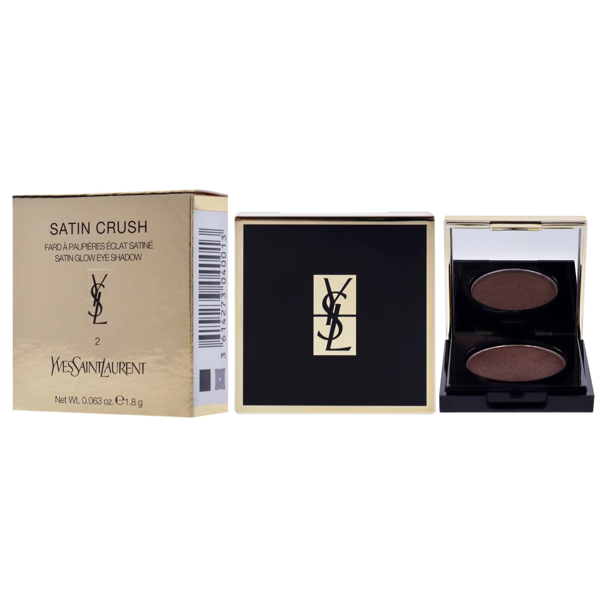 Yves Saint Laurent Crush Satin Cushion Lidschatten, 2 Warm Brown 30 g