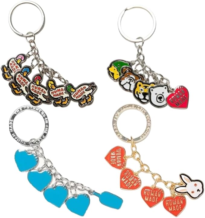 Amazon.co.jp: [DERHGQ] ヒューマンメイド キーホルダー ハート型