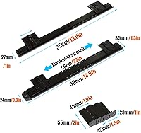Vista 7 de Y&J Bandeja ergonómica de extensión de escritorio para bricolaje, espacio de almacenamiento para cajones de teclado, ideal para el hogar u oficina