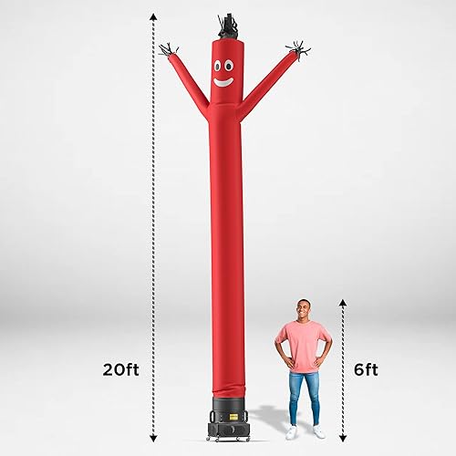 Miniatura 3 de LookOurWay - Bailarinas de aire inflables para hombre con 1 bailarina de cielo