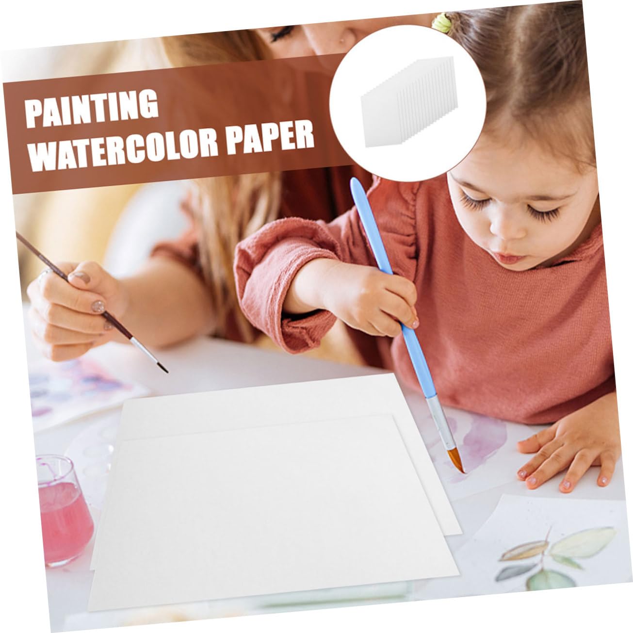 Anneome 100blätter Aquarellpapier Dicke Künstler Malerei Geeignet Für Wasserfarben Und Bleistiftzeichnungen Format Für Professionelle Kunstwerke à