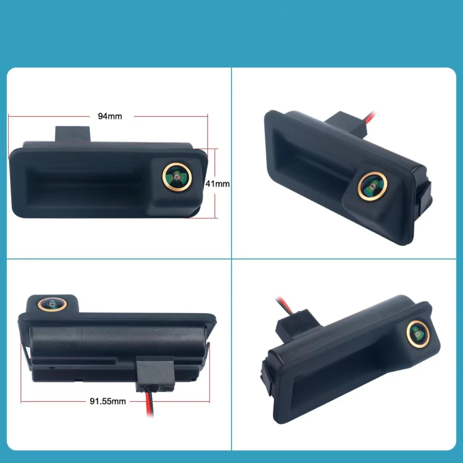 Telecamera Per Retromarcia Compatibile Con Ford Per Mondeo Chia-X 2010 2011 2012 Per Fiesta Per ST 2014 2015 2016 2017 Telecamera Posteriore Auto Uga Riparazione 1080P