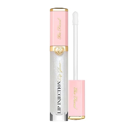 Too Faced Brillo de labios para inyección de labios con potencia Las estrellas están alineadas, transparente con brillo