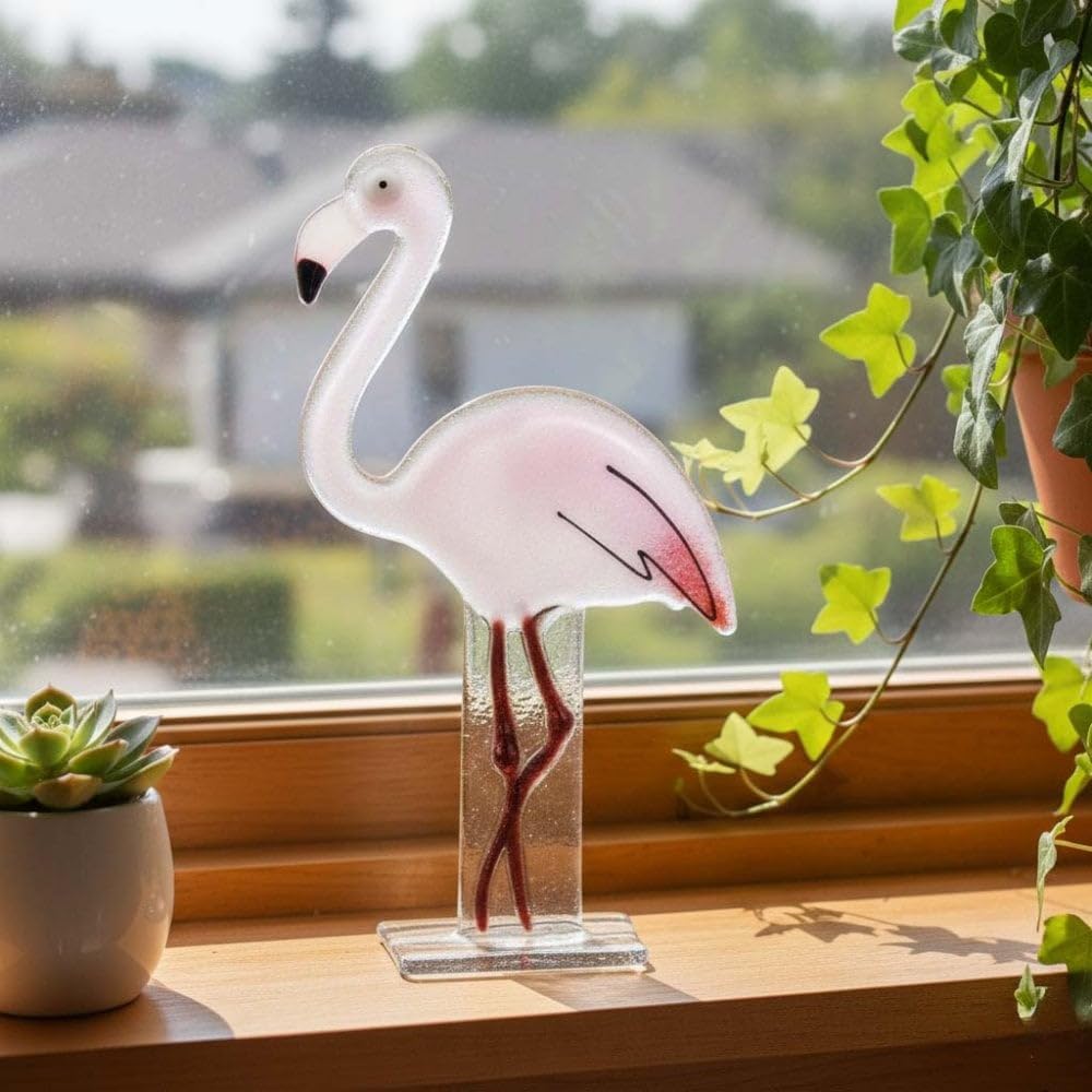 Nobile 1942 Nobile Glassware Fused Glass Flamingo L 3092-25