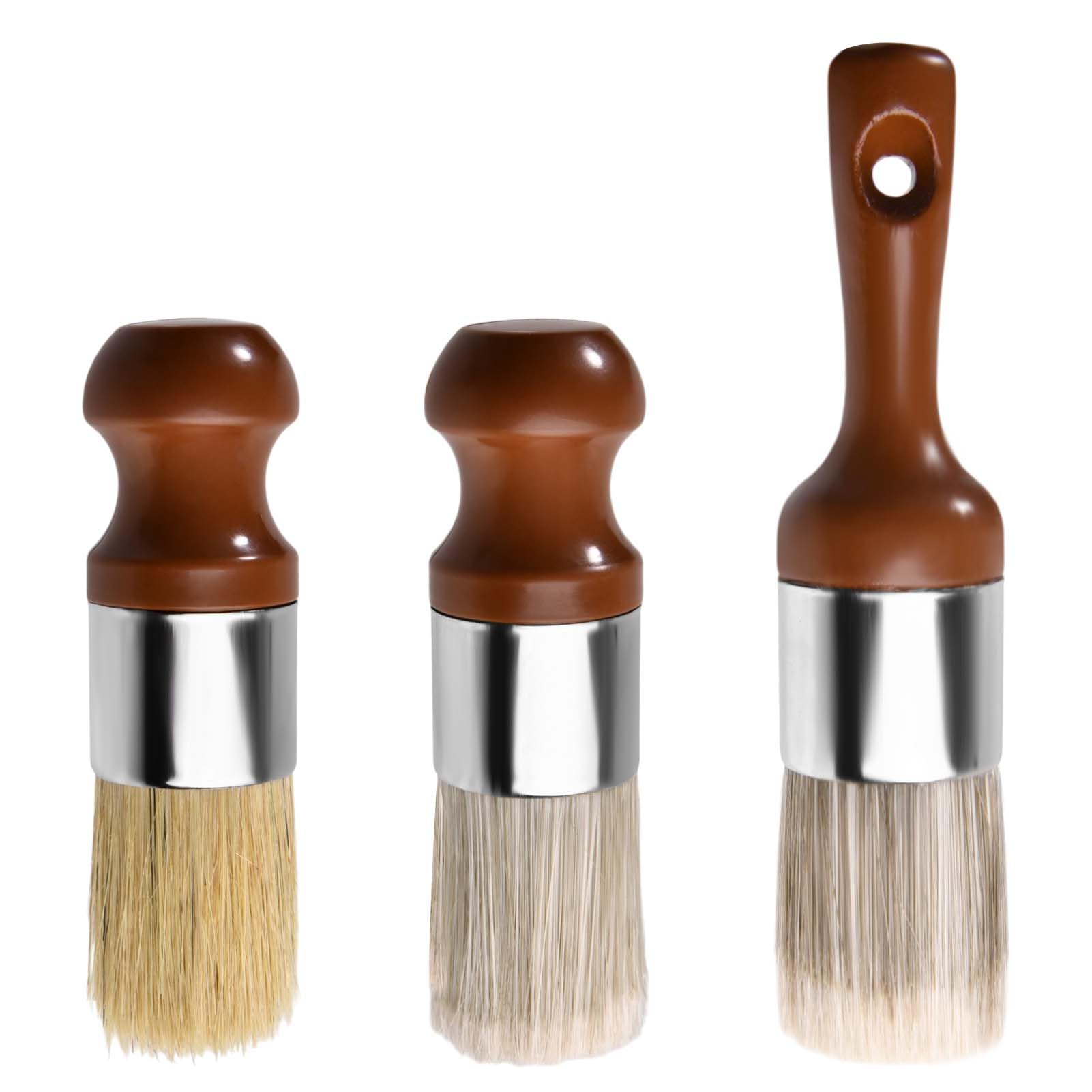Brosses en poil doux LEONTOOL pour l'entretien délicat du cuir et des meubles