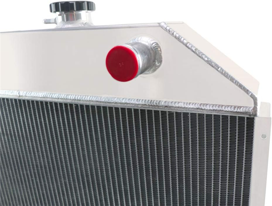 Radiator Compatible for 1942-1952 Ford F-Series F1 F2 F3 Pickup Trucks V8, 4 Row Full Aluminum