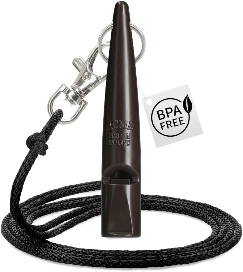 An image of a recall whistle used for cocker spaniel recall training