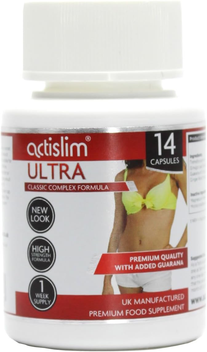 #1 Classic weight loss slimming pill, contains Ginkgo Leaf, Guarana, Ginger and Caffeine for a Subtle โPOWERFULโ weight loss 1 Week course of a diet pill which really works