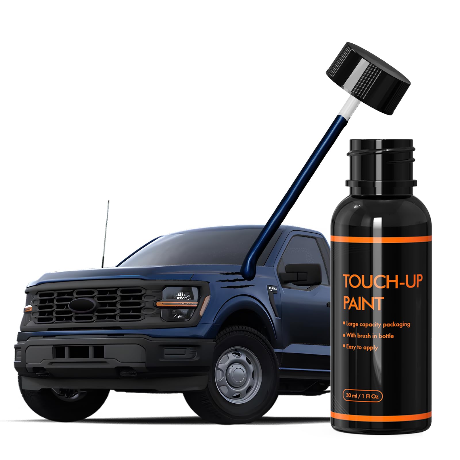 XTryfun HX Antimatter Blue Touch Up Paint Kit - DIY Car Scratch Repair for Ford F-150/Mustang/Expedition/Lightning/Responder/Escape/Bronco