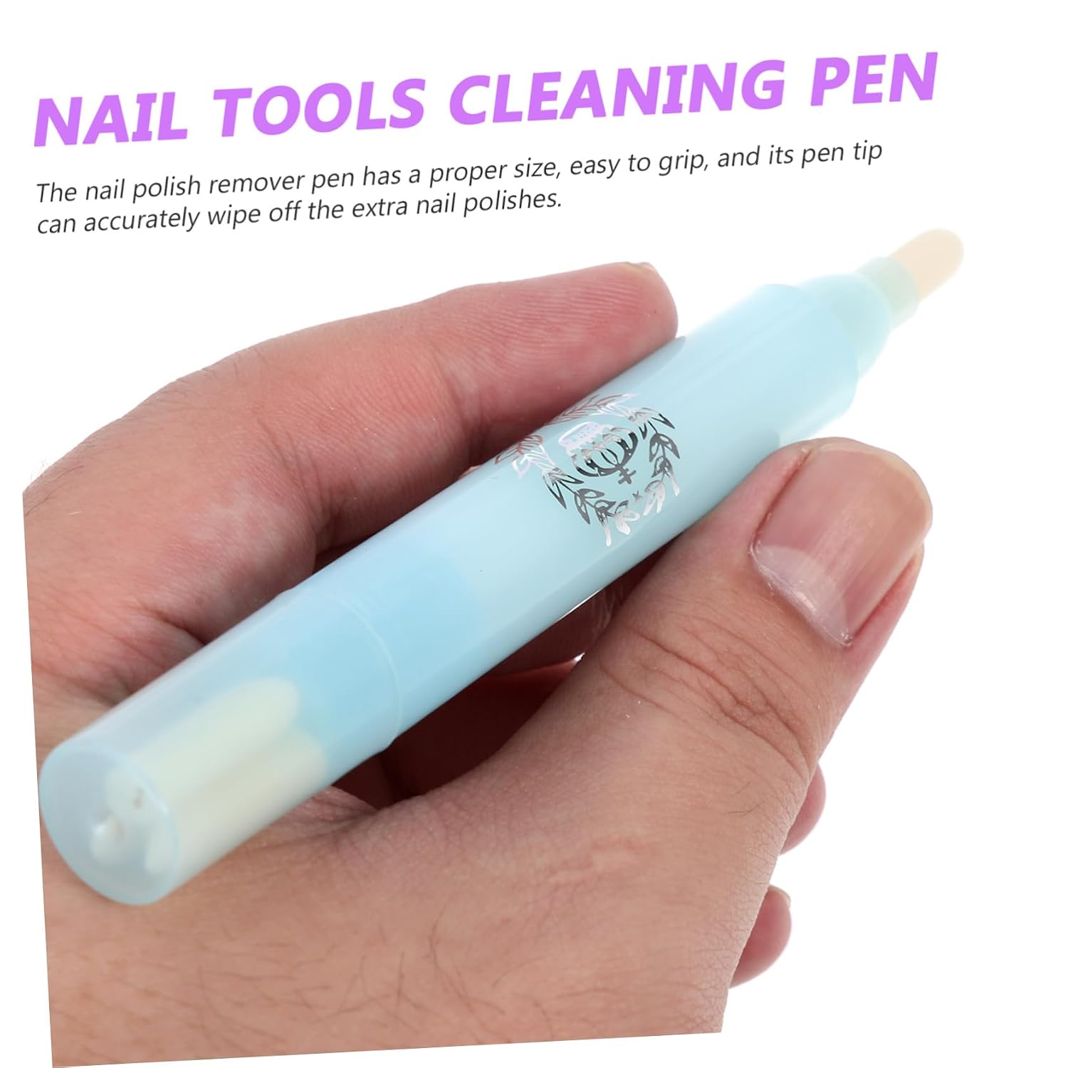 6pcs Professional Nail Polish Corrector Pen Manicure Accessory for Nail Salon Art Correction Tool Smooth Tip