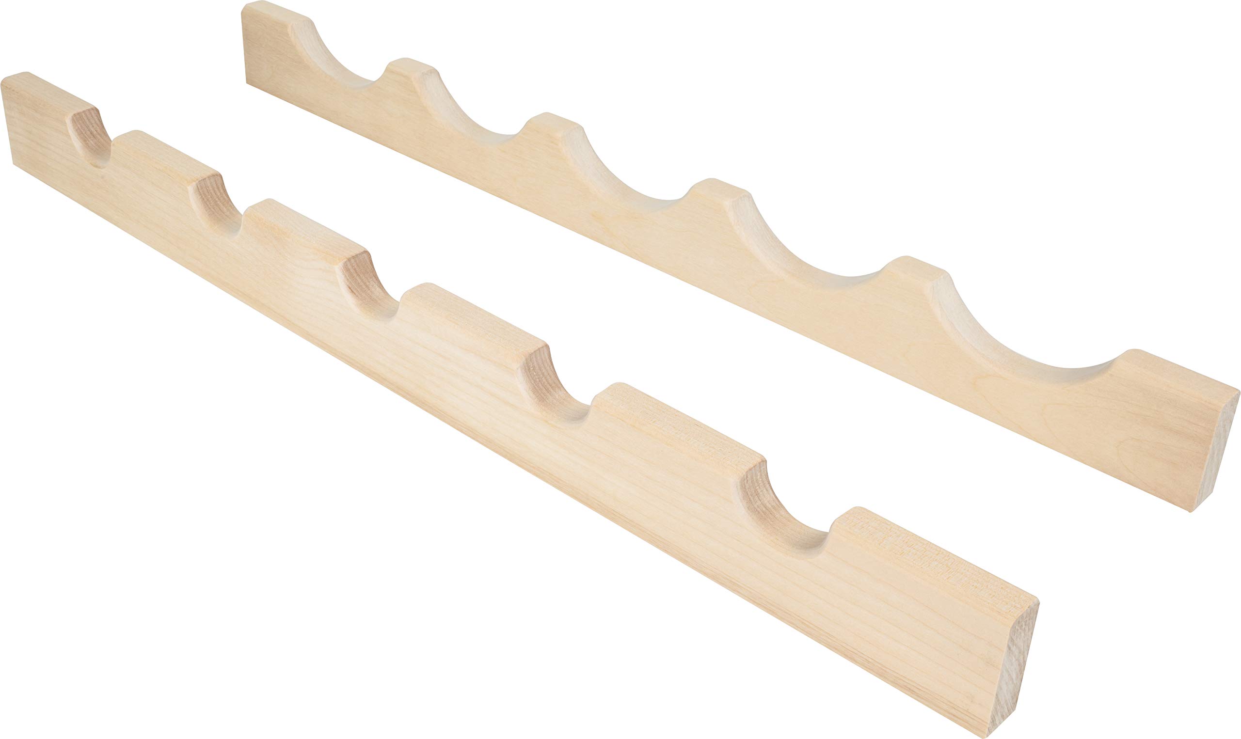 Hardware Resources BR24 Wine Bottle Rack, Maple