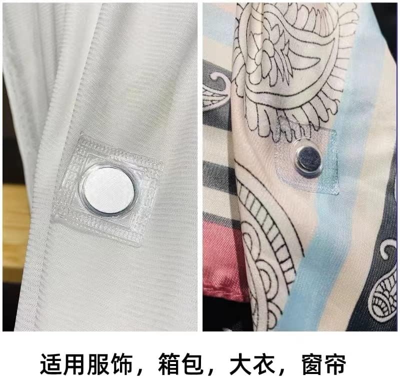 Miniatura 4 de 20 pares de broches súper magnéticos de costura ocultos, cierre de cartera de PVC oculto, broches magnéticos para ropa, bolsos, accesorios,