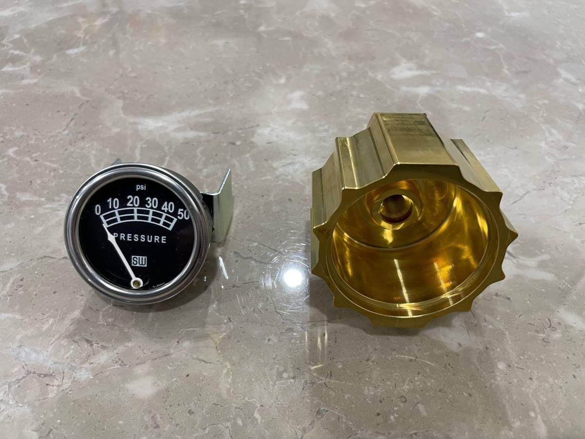 z1系オイルプレッシャーゲージ真鍮