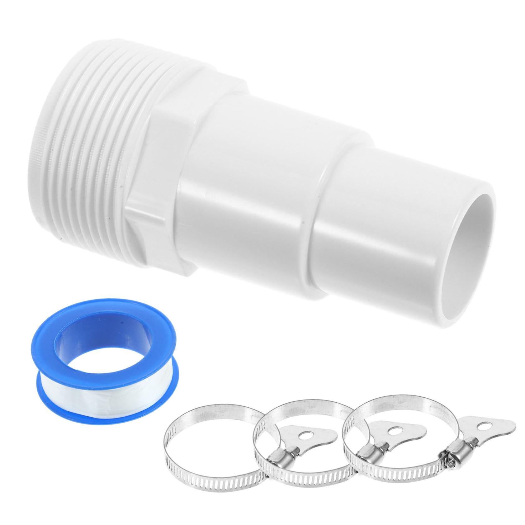 Yardwe 5 Juegos Adaptador de Manguera de Piscina Filtro de Piscina Accesorios para Piscina Adaptador Universal adaptadores de para Piscinas Piezas de Piscina Acero Inoxidable