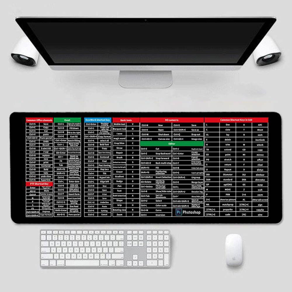 See full amazon price history chart for SBGRAND Smooth Waterproof Non-Slip Shortcut Key Rubber Computer Desktop Mat Mouse Pad Large Size (80x30cm, Black) SBGRAND Smooth Waterproof Non-Slip Shortcut Key Rubber Computer Desktop Mat Mouse Pad Large Size (80x30cm, Black) (B0D5D9X559) Amazon Price History, Amazon Price Tracker