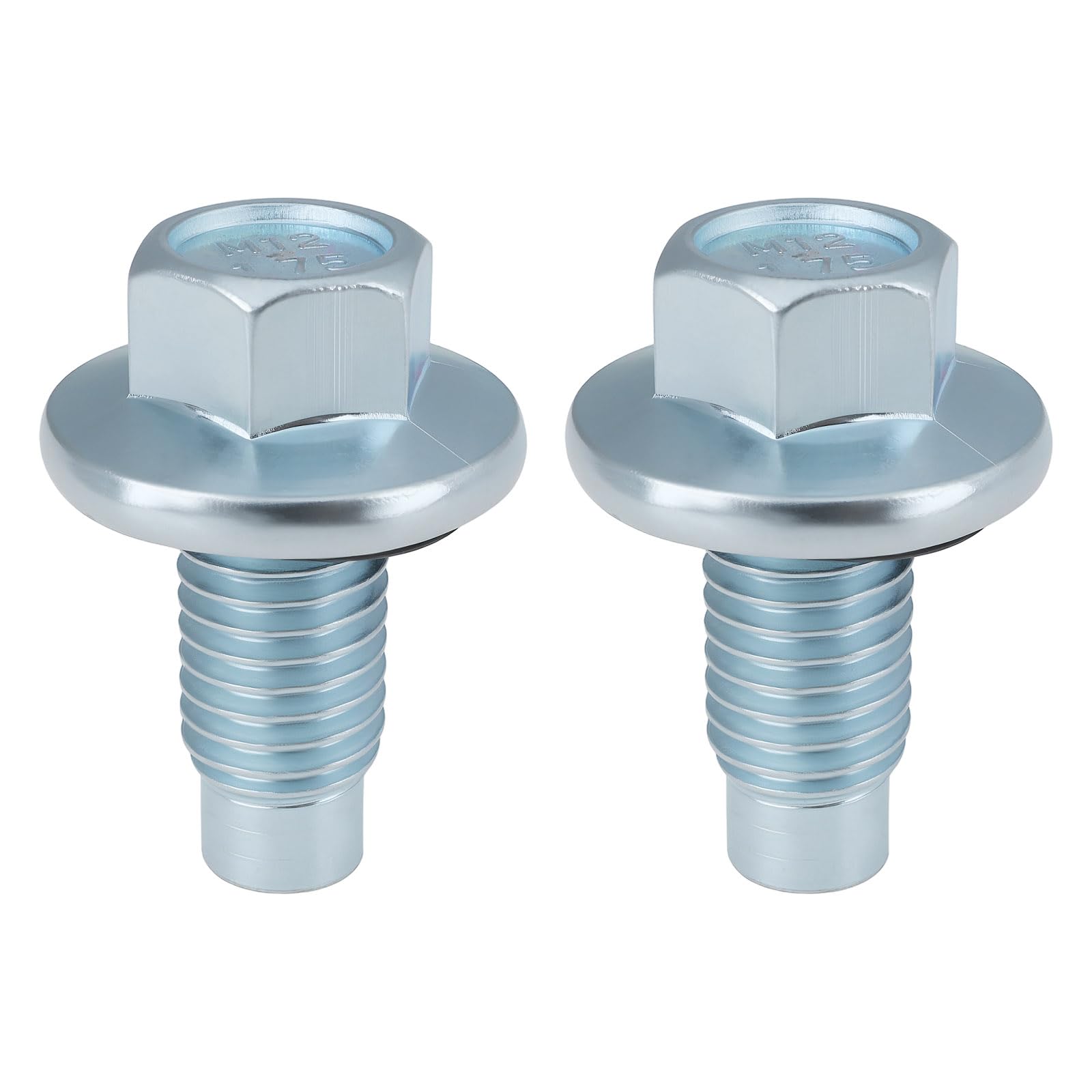 Be In Your Mind Lot De 2 Boulons De Carter D'huile M12x1.75 Avec Rondelle - Compatible Chevrolet Camaro 2009-2015, Alfa Romeo 159, Etc.