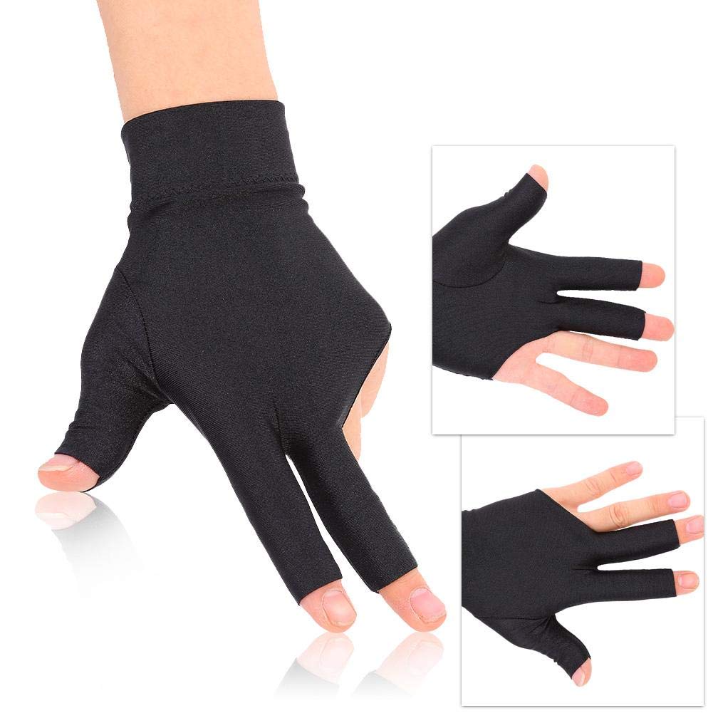 Snooker Glove Left Hand,Snooker Billiard Pool Gloves Left Hand 3 Fingers Billiard Glove Snooker Cue Gloves Spandex Glove Pool Gloves Left Hand Billiard Gloves Pool Glove Left Hand - Image 4