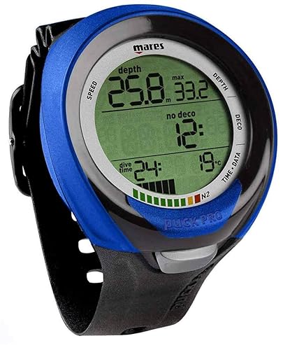 Mares Puck Pro Plus - Ordenador de buceo (correa azulnegra)