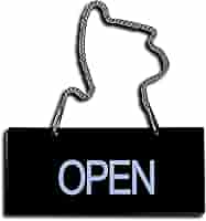 オープン、クローズ看板 Amazon | Seagron オープンクローズ看板 open close 札 プレート