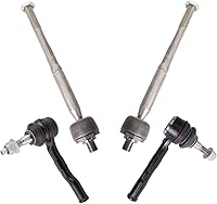 Vista 37 de TRQ Juego de varillas de acoplamiento delanteras interiores y exteriores, 4 piezas, compatibles con Infiniti G35 03-09 Nissan 350Z 2003-2007