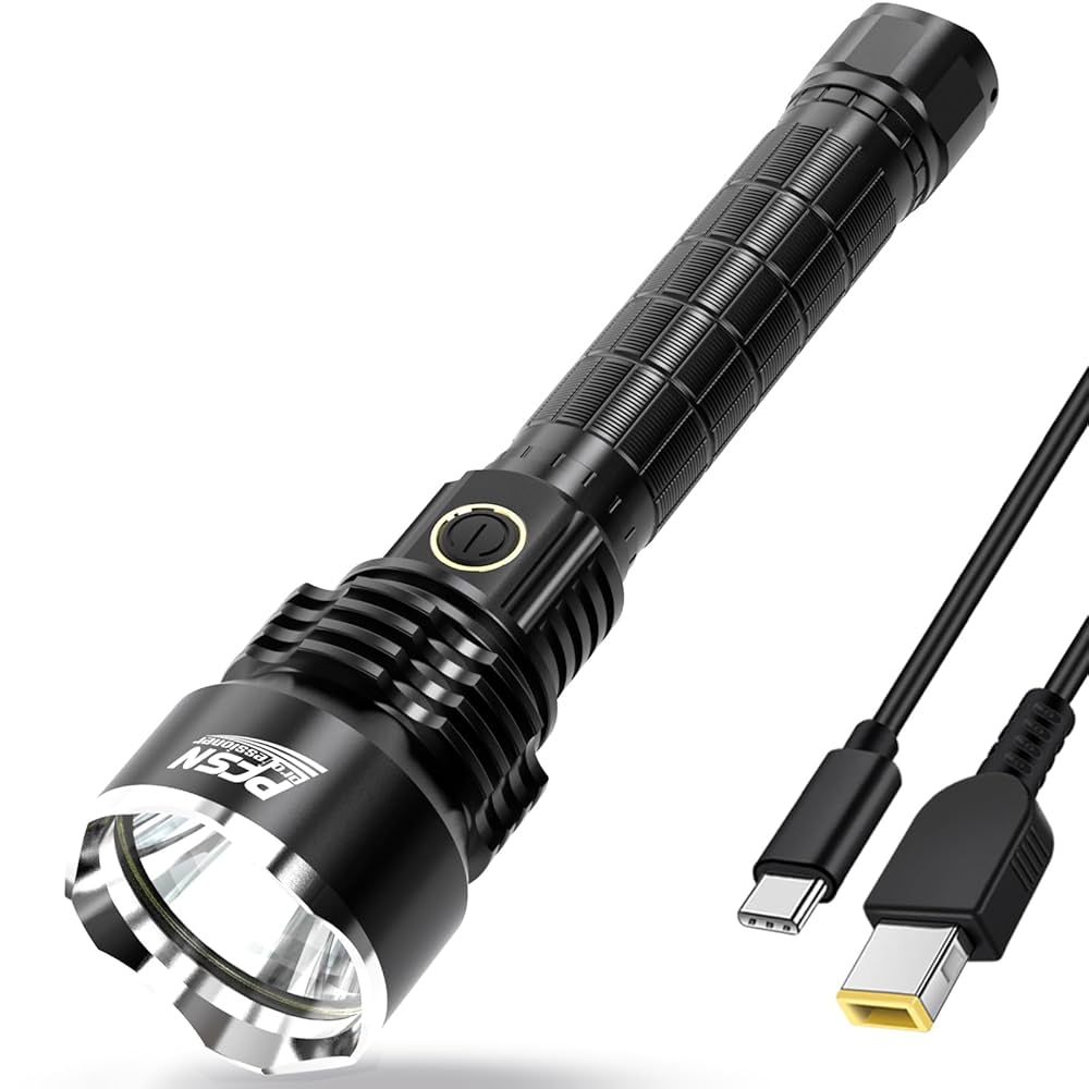 【新品未開封】カバー付　LED SUPER FLASH LIGHT NATURA NEW SUPERFIRE L22 High power led flashlight 60W Portable edc