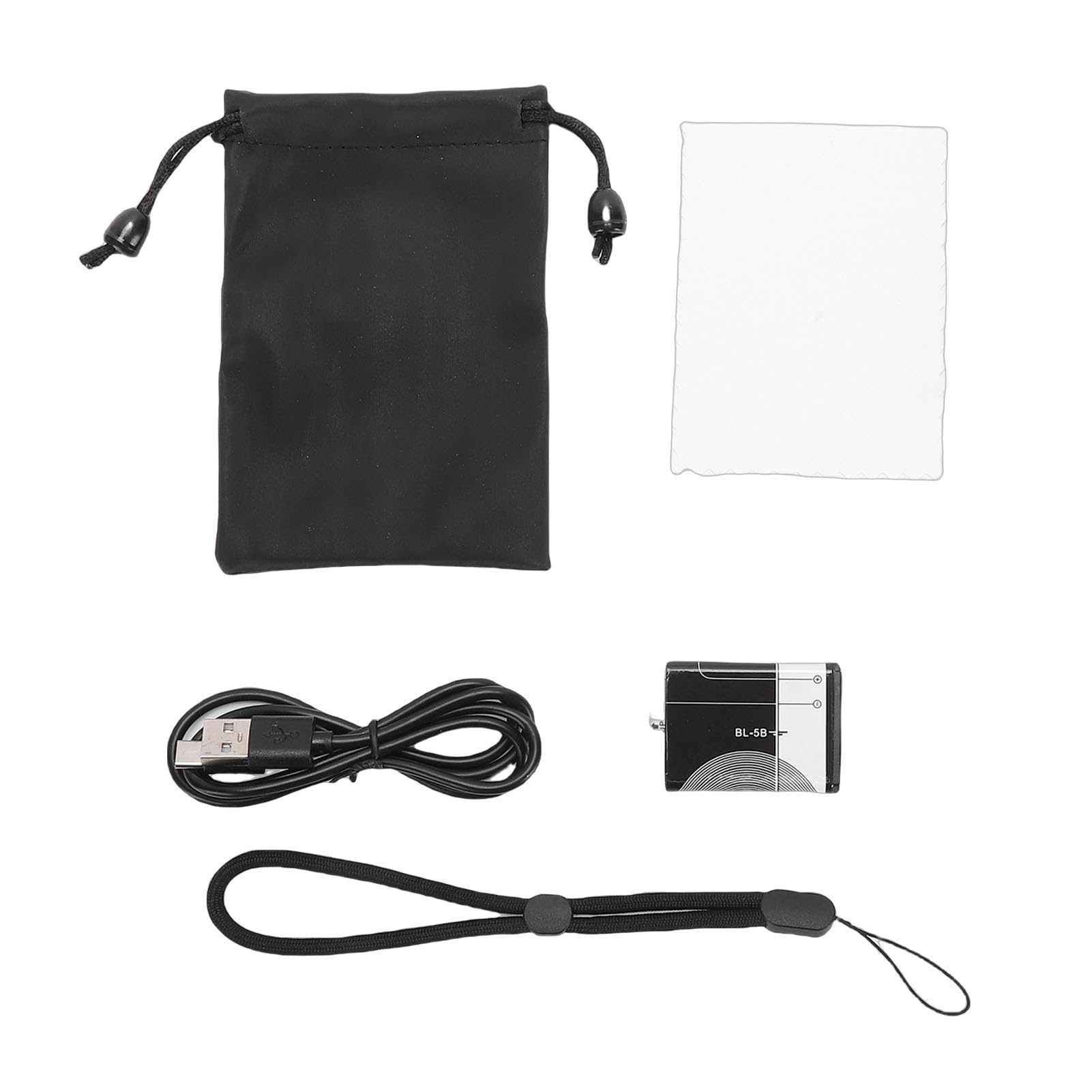Dpofirs Fotocamera Digitale 5K 80MP, Doppio Schermo con Autofocus Zoom Digitale 18X Flash LED, for Fotografia Viaggio Registrazione Video Selfie Vlog (WHITE)