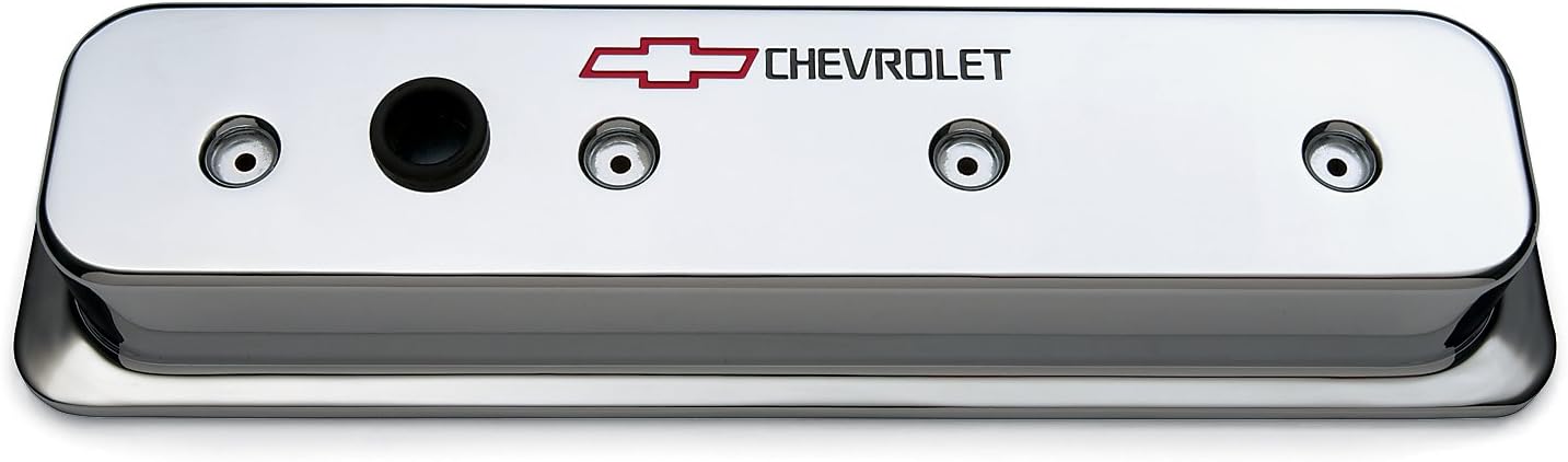 Proform 141-132 SBC Chrome Die Cast Center Bolt Valve Cover